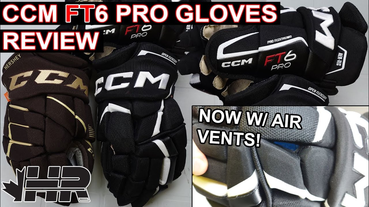 Almost as good as pro stock! CCM Jetspeed FT6 Pro hockey gloves review