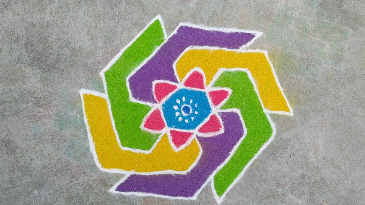 New kolam short #virelshort #kolam #shorts #rangoli #virelshort #trendingshorts
