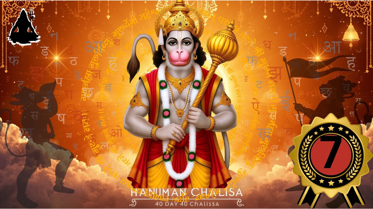 Day 7 | ४० दिन ४० हनुमान चालीसा | Shri Hanuman Chalisa | Sant Sanatan | जय बजरंगबली 🙏