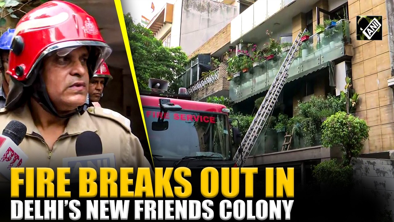 Several feared trapped in Delhi&rsquo;s New Friends Colony after Massive fire, Rescue ops underway