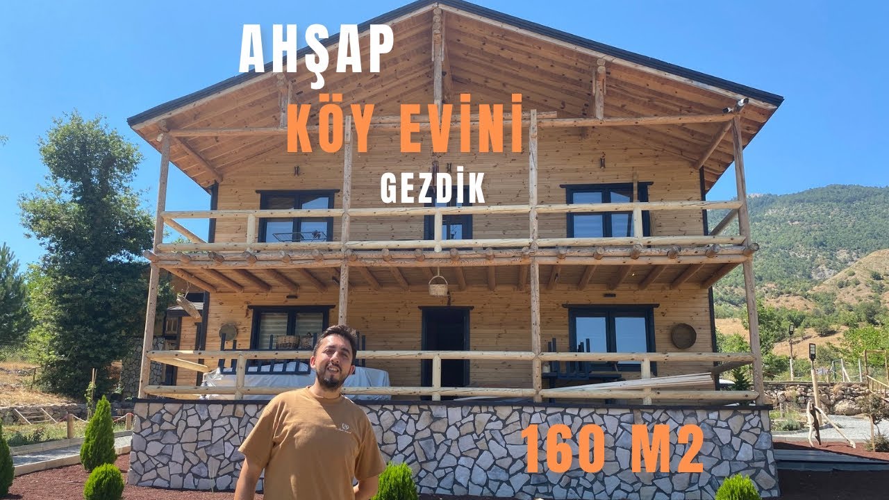 160 metrekare DUBLEX AHŞAP EV TURU / Böyle Köy Evi Gördünüz Mü? / #ahsap #evturu @muhtar1818 