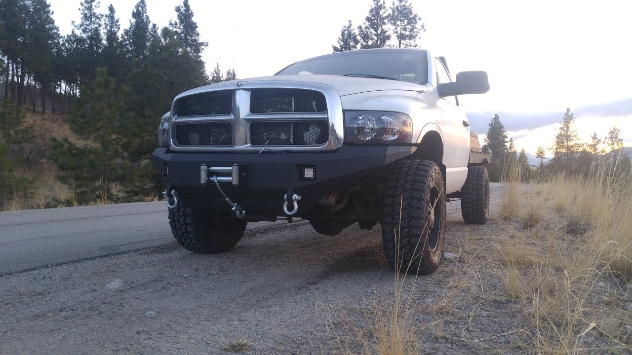 CUSTOM WINCH BUMPER BUILD FOR 3RD GEN CUMMINS