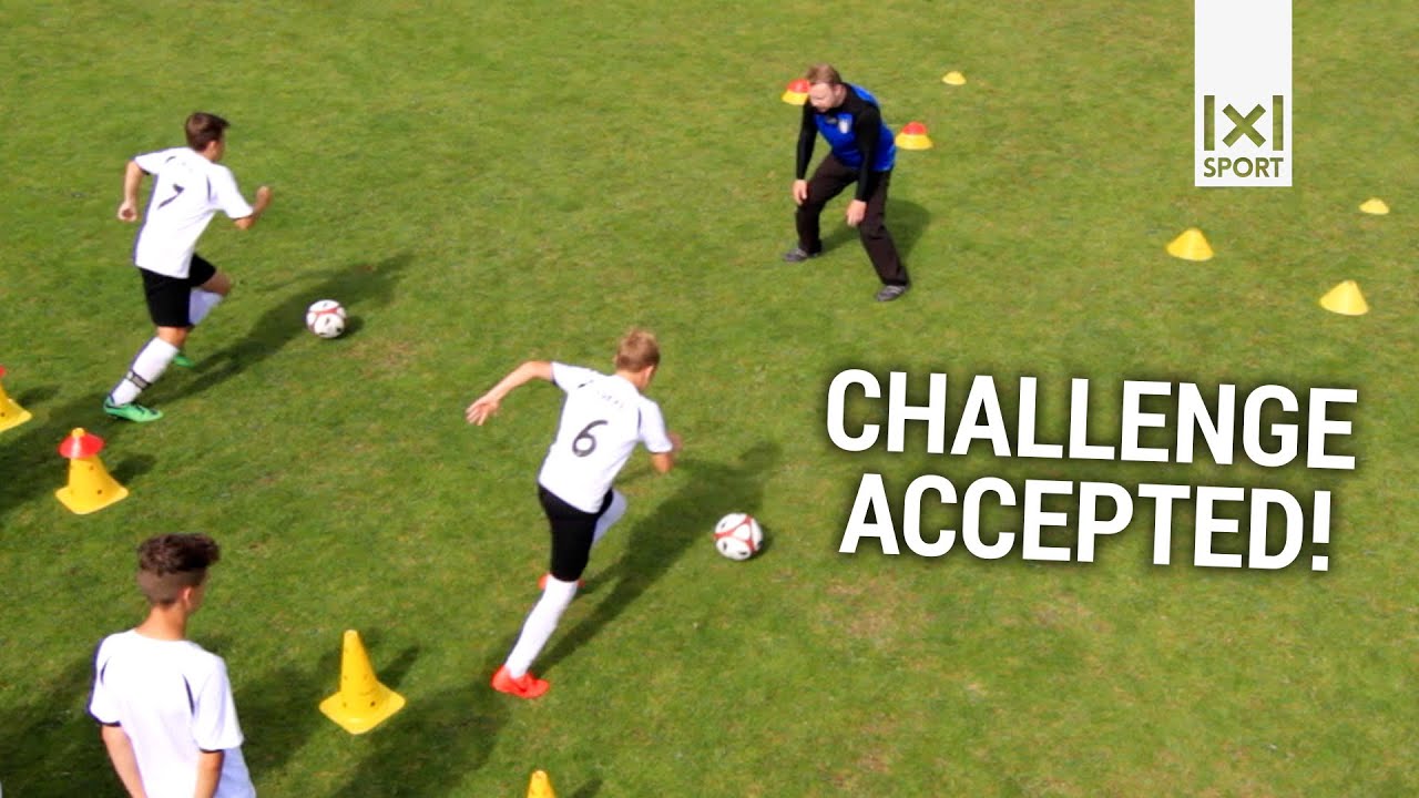 Ballkontrolle und Beschleunigung! ⚽ 🏃💨  Baue Wettbewerbe und Staffeln in dein Fußballtraining ein!