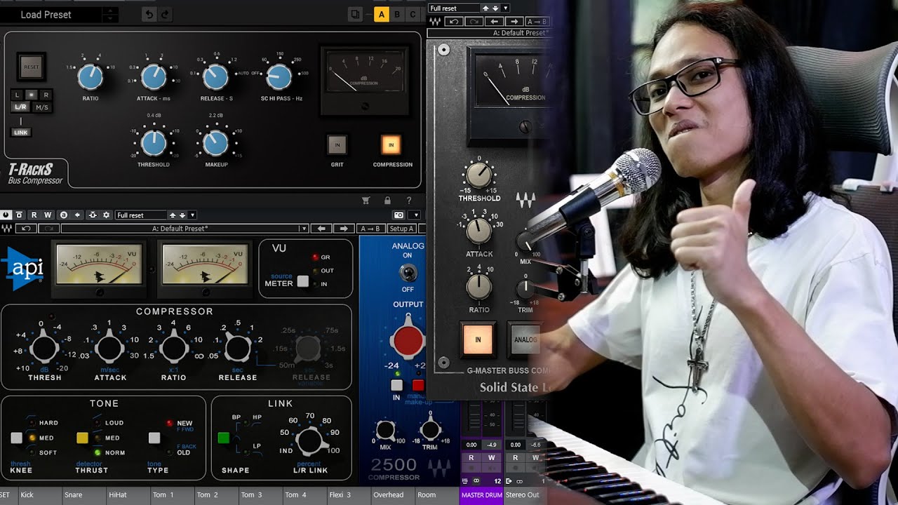 BUSS COMPRESSOR / GLUE COMPRESSOR -  HASIL Mixing Jadi Lebih PROFESIONAL | #IvanStudioWebcam
