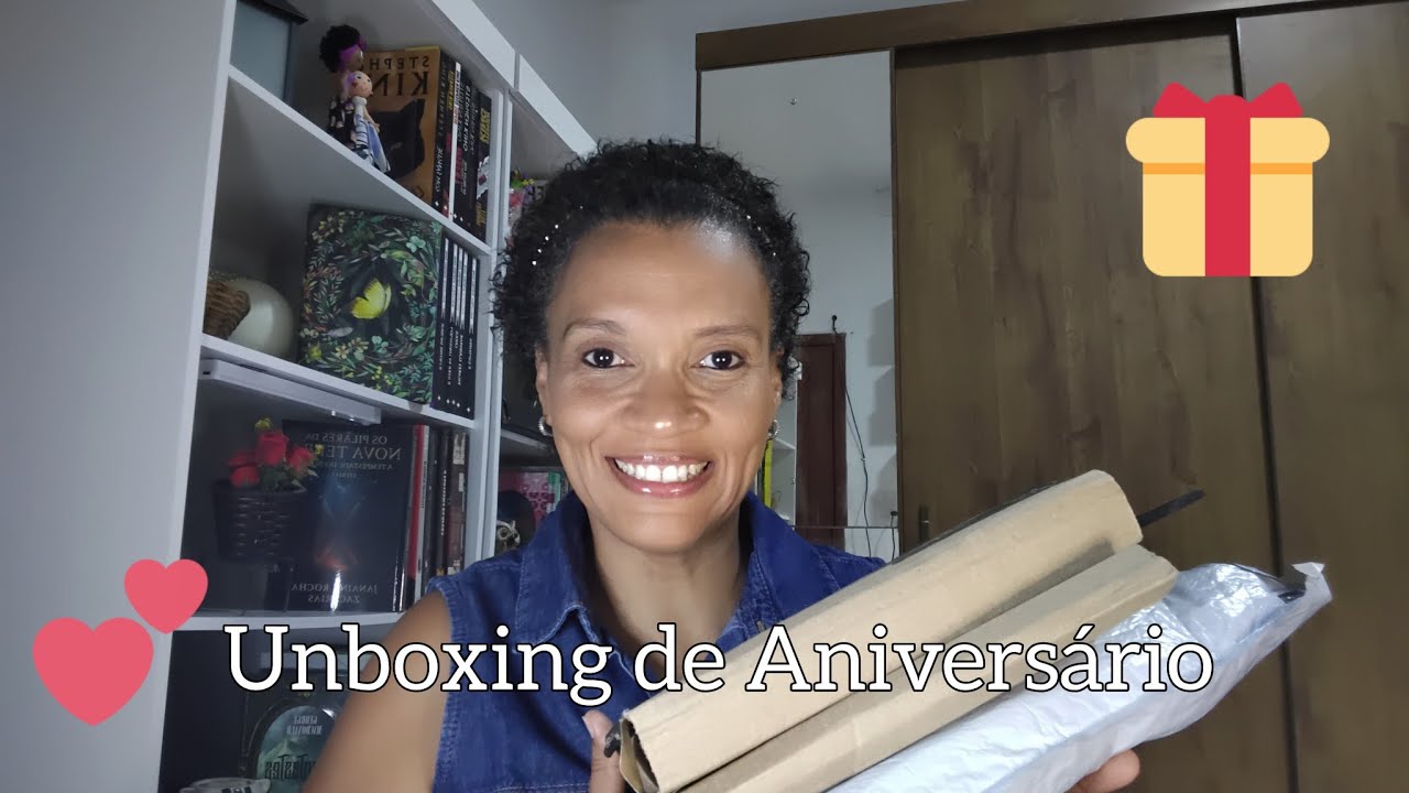 Unboxing de Presente de Aniversário 🎂🎁🎉🎊