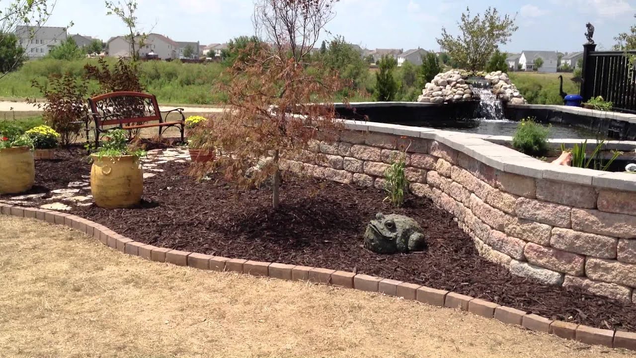 Above ground koi pond