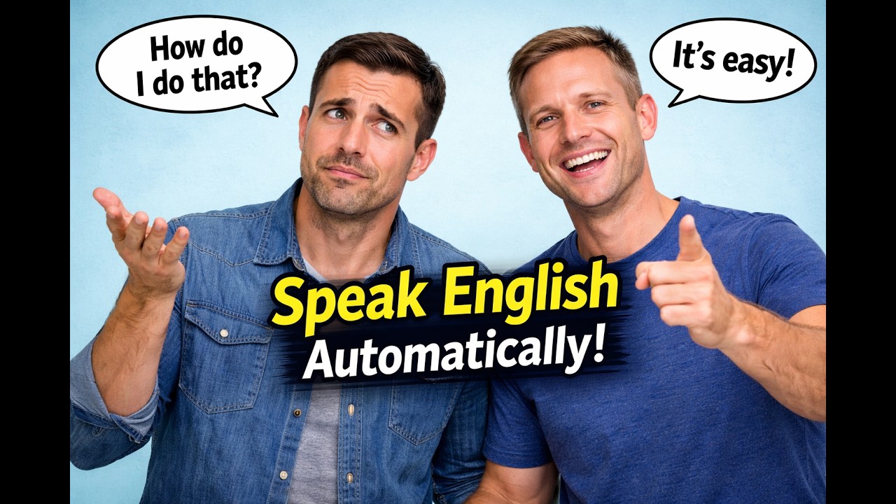 Speak English Automatically: Train Your Brain Fast!