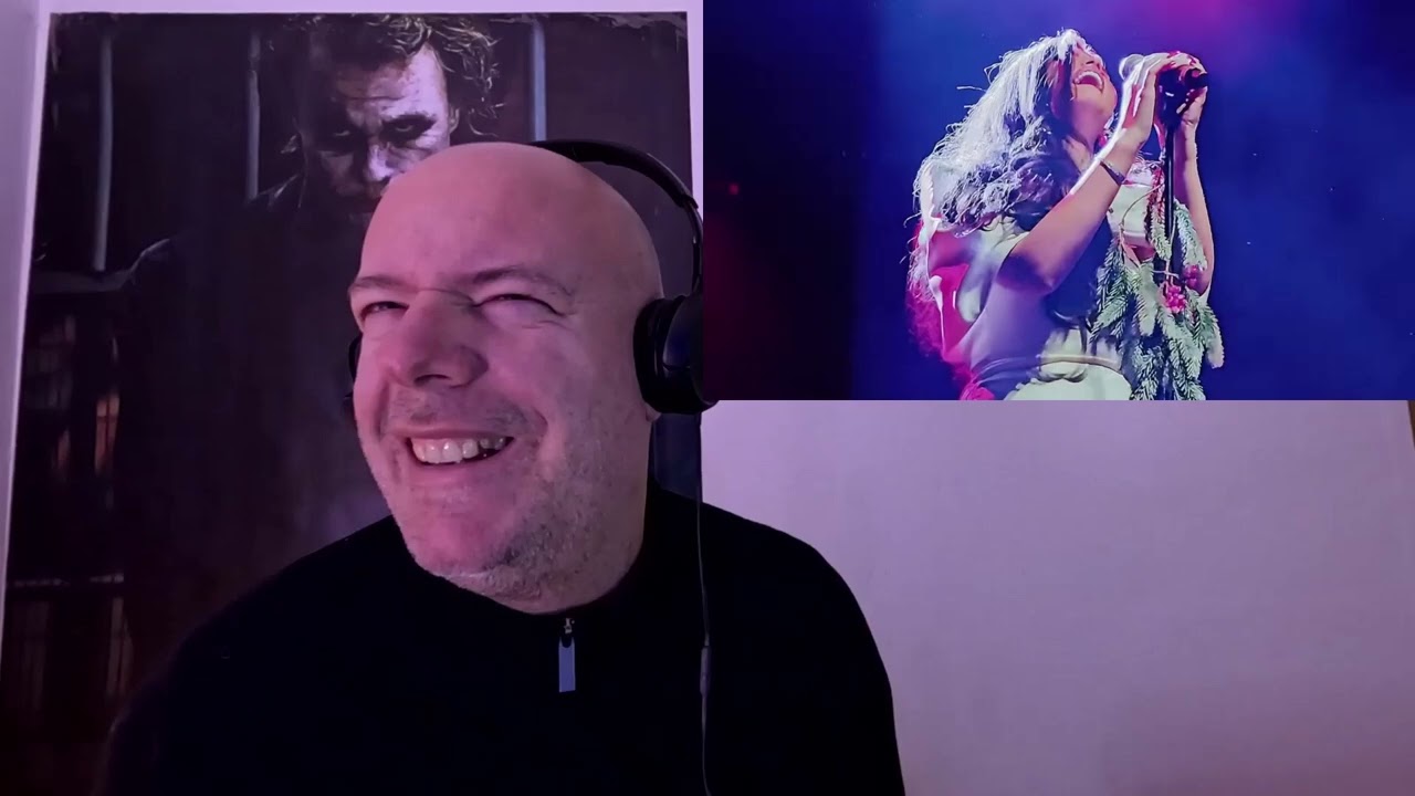 Singer reacts to Angelina Jordan IT'S A MAN'S WORLD cover Live