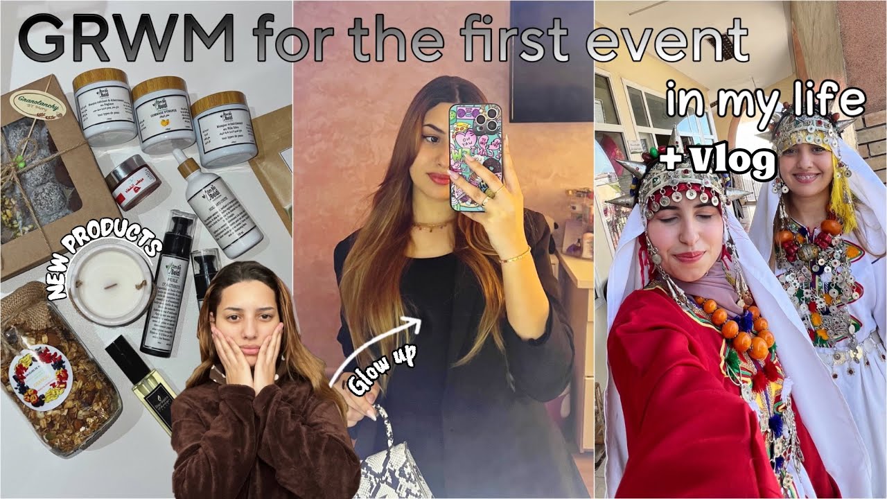 VLOG | 4 Days with me✨ {Grwm} Nails💅, Hair💆🏼‍♀️, Outfits👚.. ( تجهزو معي + مشترياتي.. )