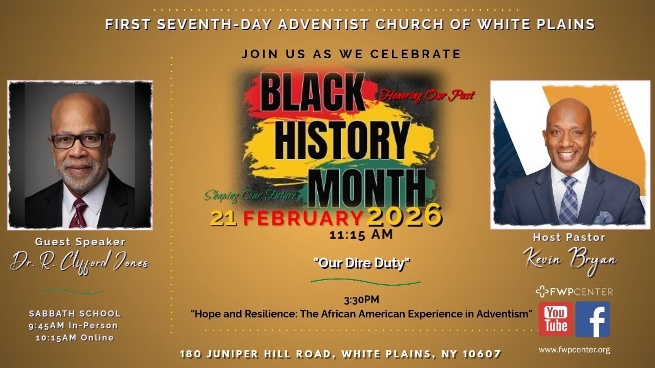 FWPCenter - Guest Speaker Dr. R Clifford Jones, 