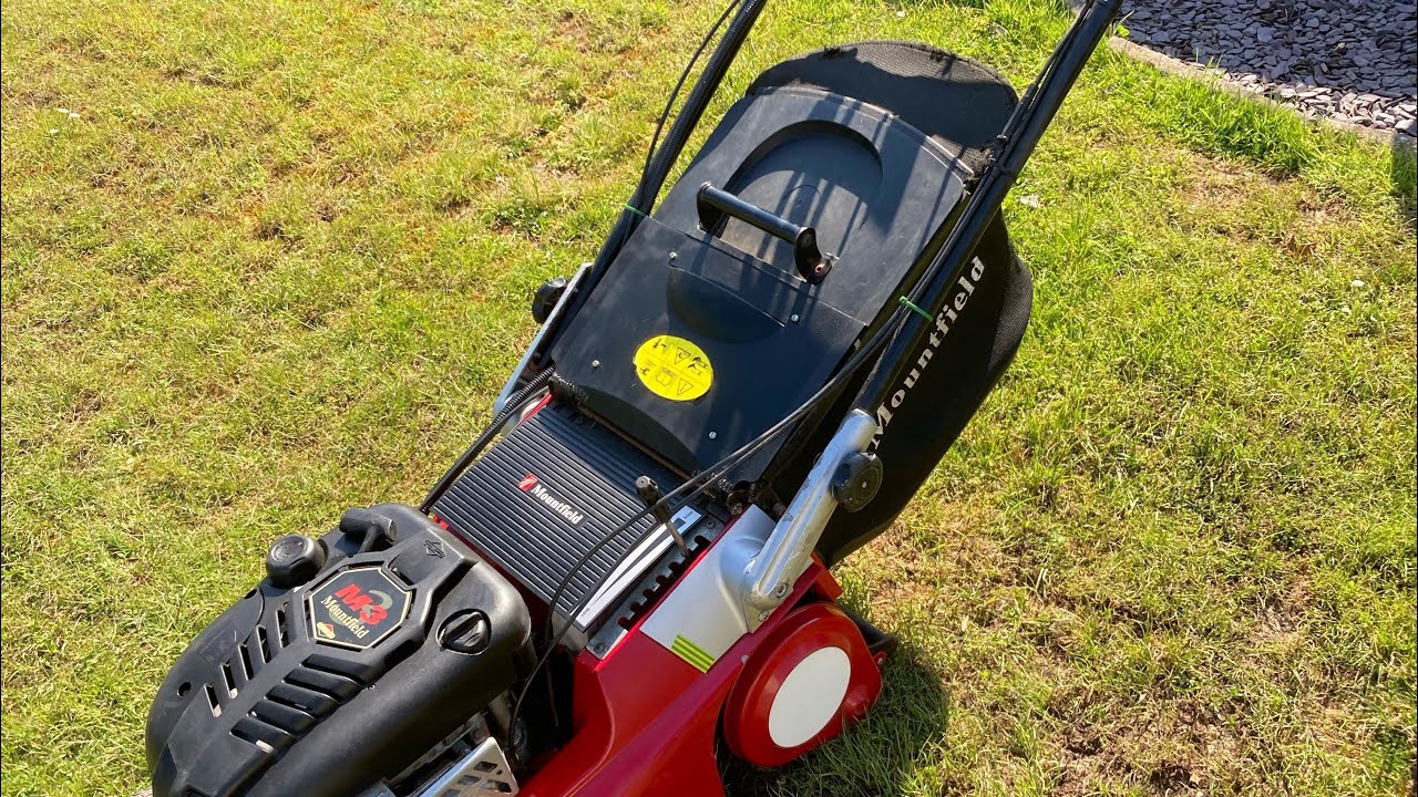 MOUNTFIELD M3 electric start self propelled 18” petrol lawn mower 200423