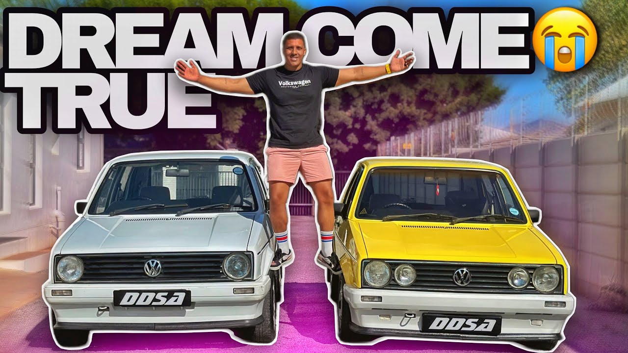 Both my Volkswagen Golf MK1’s are finally home!! **New Headquarters**🔥😁 #vw #cars #mk1