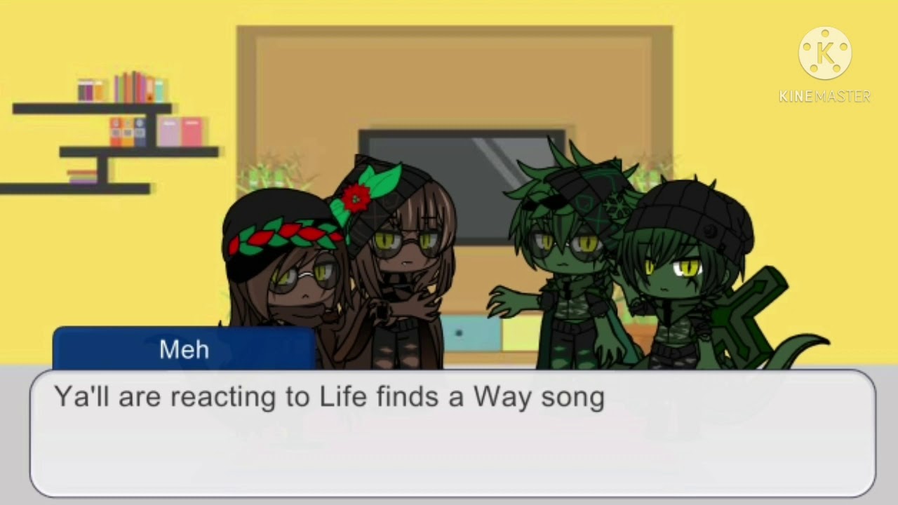 Buck, Doe, Rexy and Baby Rex(as an adult) react to Life Finds a Way.