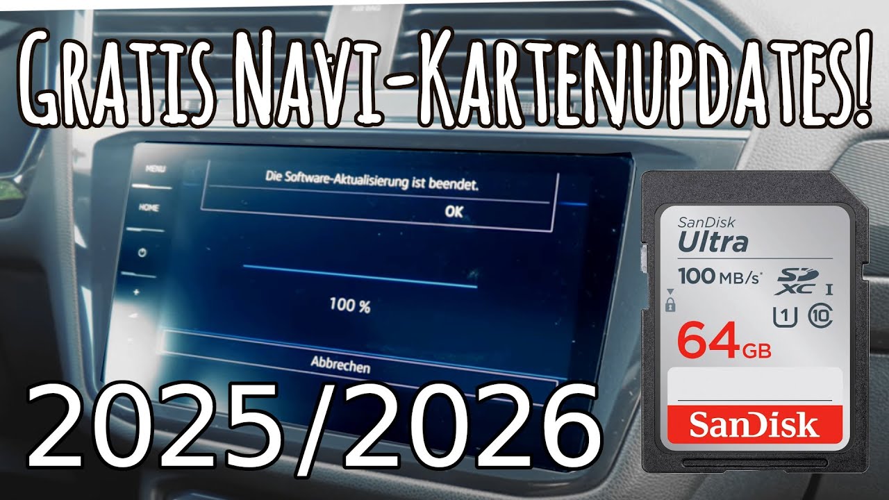 GRATIS VW Navi Updates 2025/2026 für Discover Pro Media etc. | Installationsanleitung