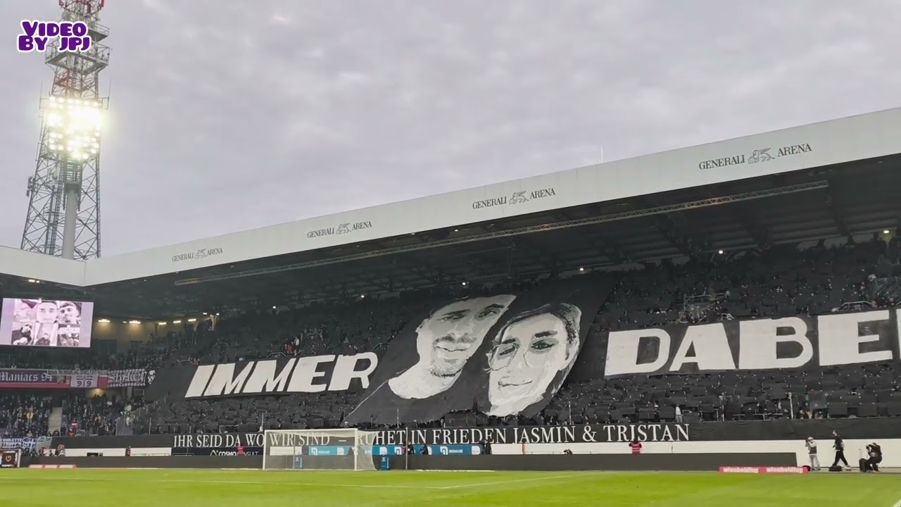 Austria Wien - LASK (2:2) / 01.03.26 / Choreo für Jasmin & Tristan - Ruhet in Frieden 💜