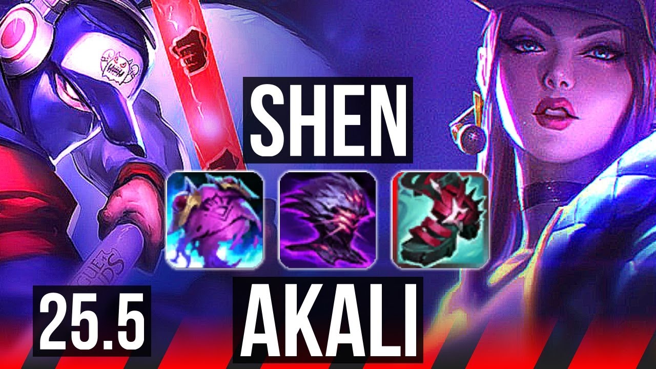 SHEN vs AKALI (TOP) | 12/4/18, 35k DMG | KR Master | 25.5