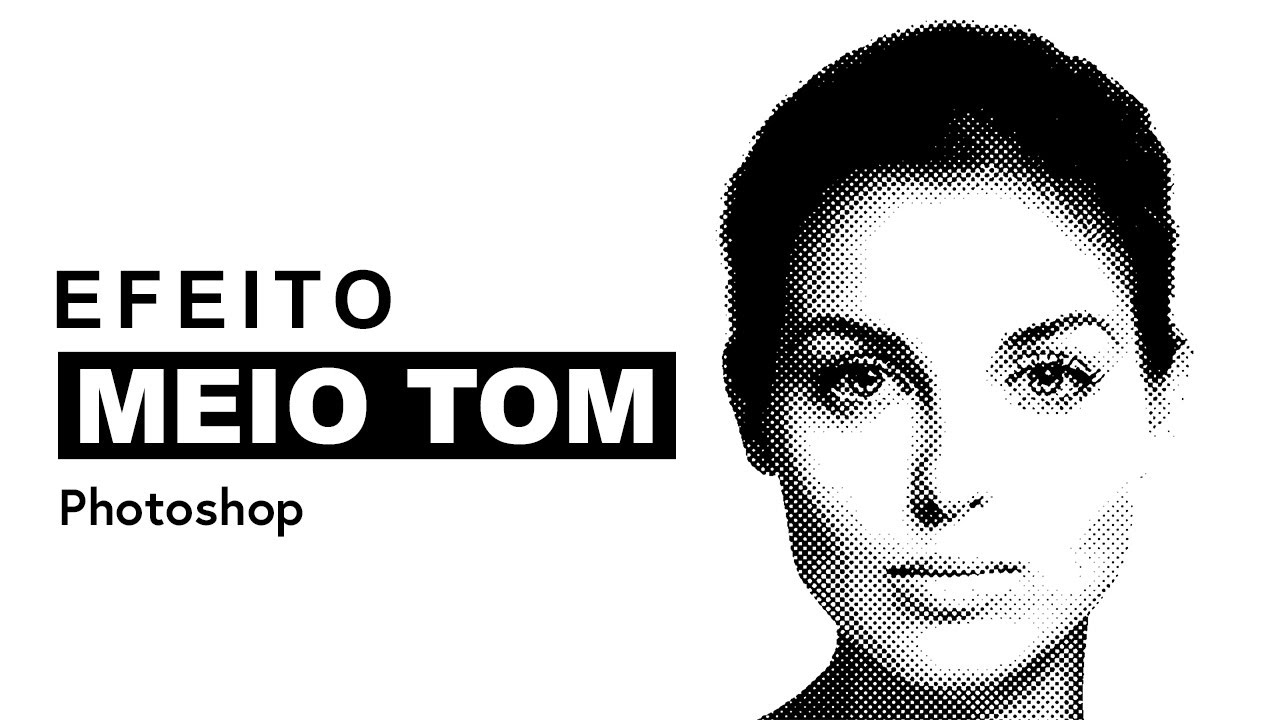 Como Fazer EFEITO MEIO-TOM I HALFTONE no Photoshop