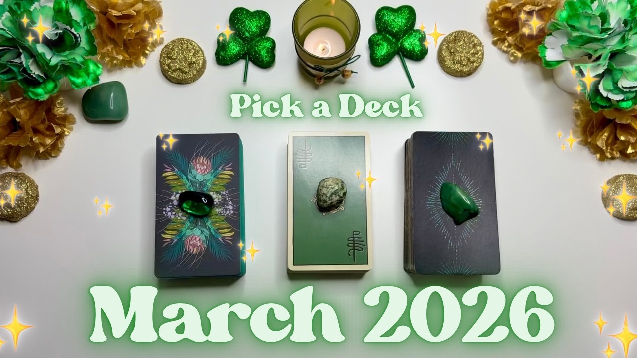 March 2026 🍀 Monthly Messages, Advice, & Predictions! In-Depth Pick a Card Tarot Reading