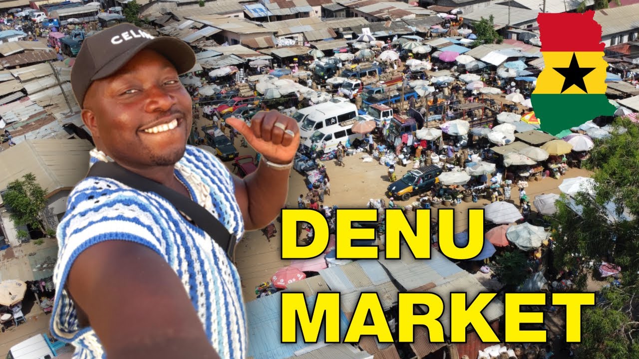 INSIDE THE BIGGEST AFRICAN VILLAGE MARKET - DENU MARKET, KETU SOUTH, VOLTA REGION, GHANA