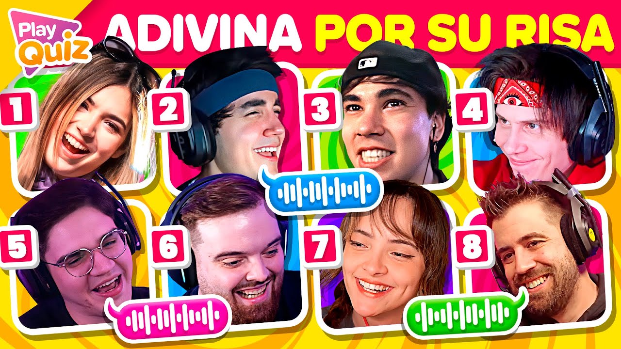 Adivina el Streamer por su Risa 😂🔊🤔 | Play quiz de Streamers - &iquest;Sabes Qui&eacute;n es?
