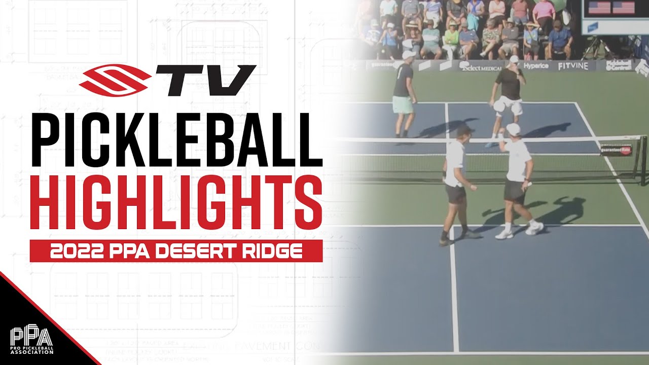 Collin Johns' Unbelievable Defense Pickleball Highlight - 2022 PPA Desert Ridge Men's Doubles