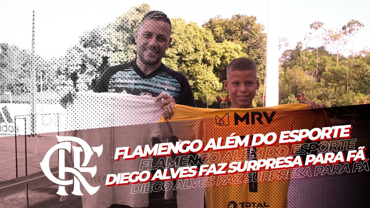Flamengo Além do Esporte - Diego Alves faz surpresa para fã
