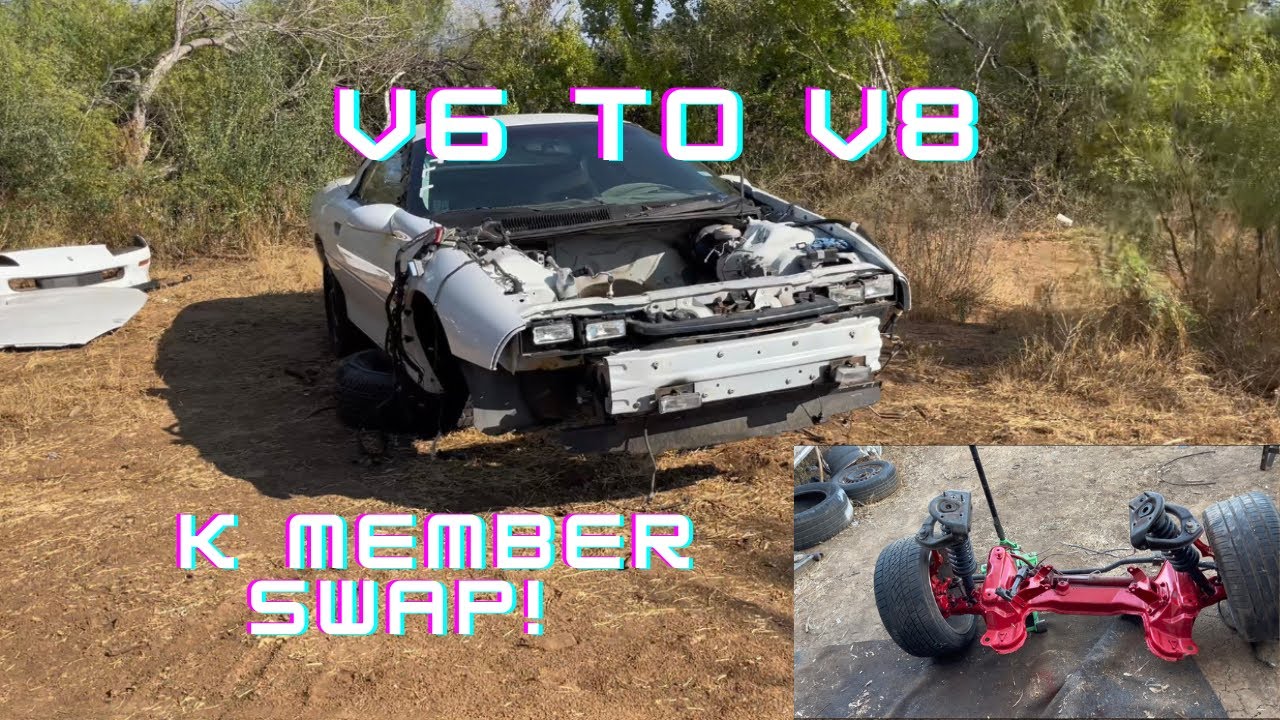 ls1 K Member install on F Body Camaro!