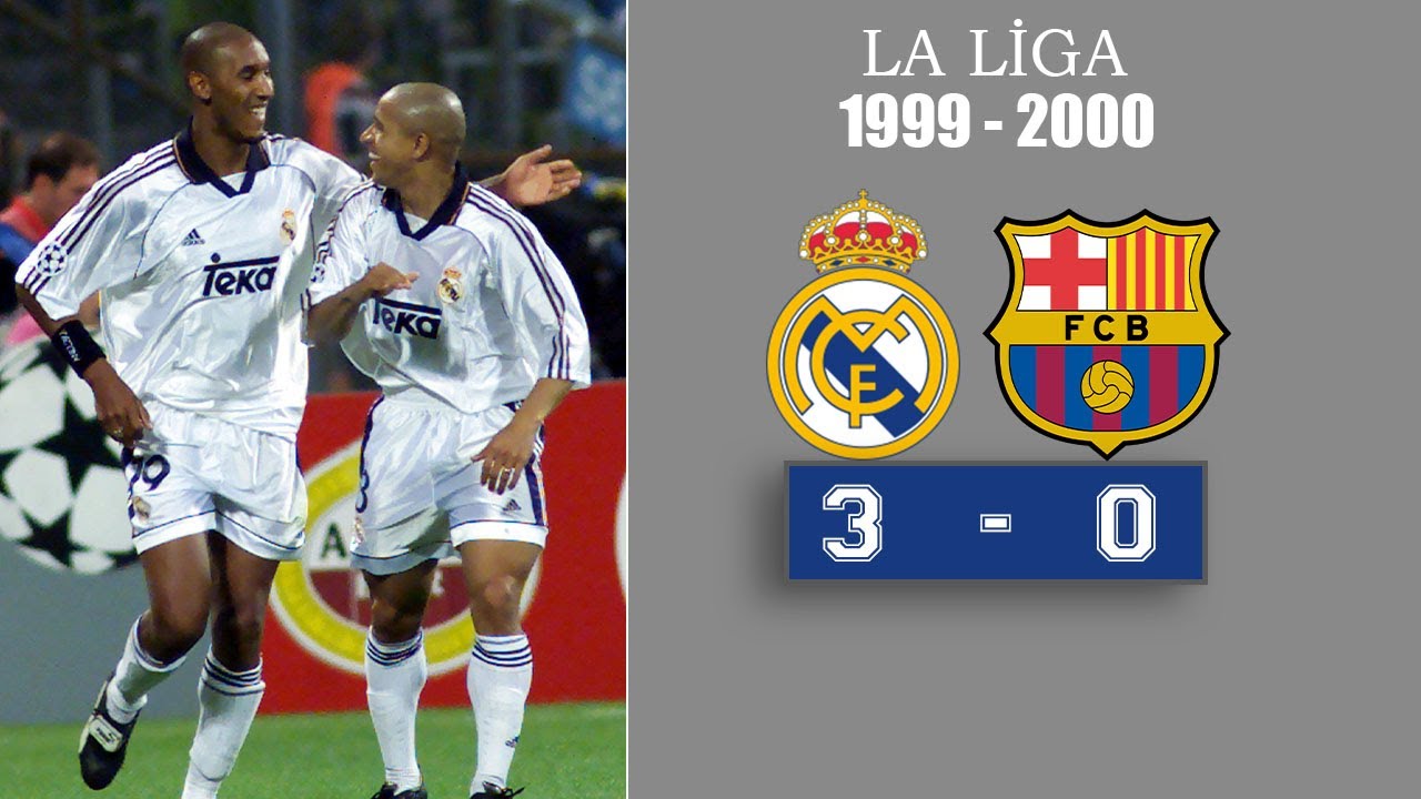 Real Madrid 3 - 0 Barcelona | 2000 La Liga - Türkçe Spiker