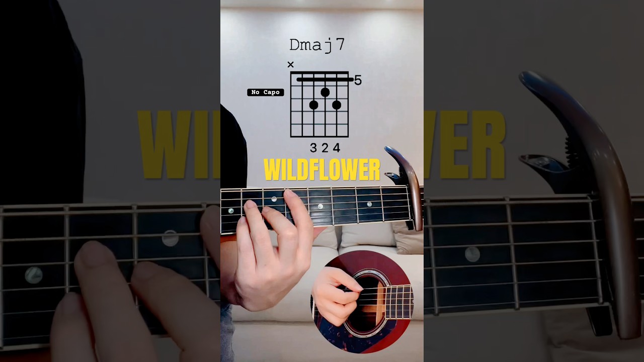 WILDFLOWER By Billie Eilish | GUITAR TUTORIAL | #guitar #billieeilish #beginners #easysongs