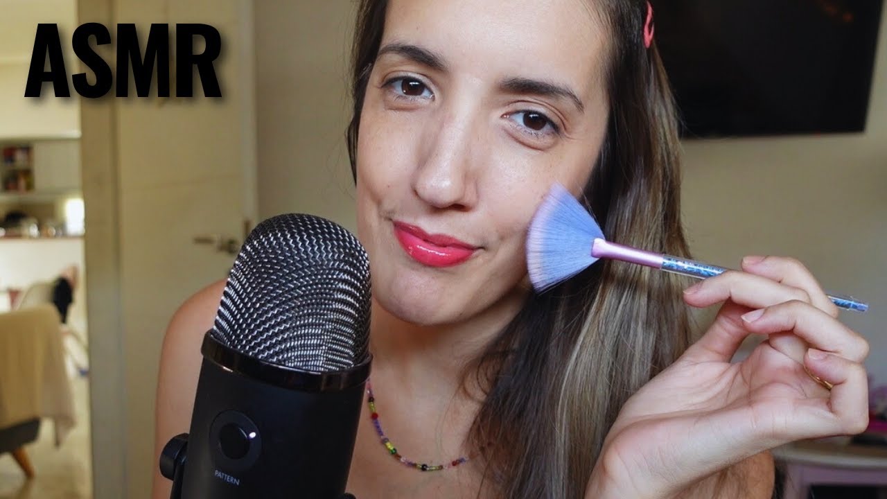 ASMR en español - Tarareando Canción de Cuna y Maquillaje para Youtube