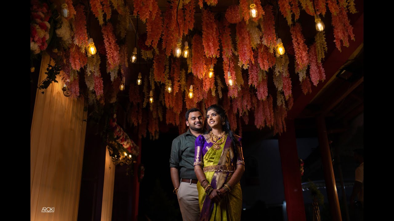 Sriram & Gayathri | Engagement Candid Video | Kongu Wedding | Aroki Photography | Coimbatore