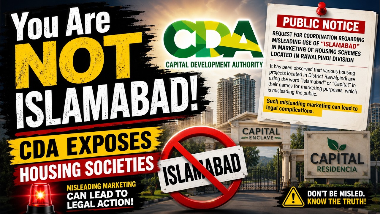 You Are NOT Islamabad! CDA Exposes Housing Societies | Real Ustad