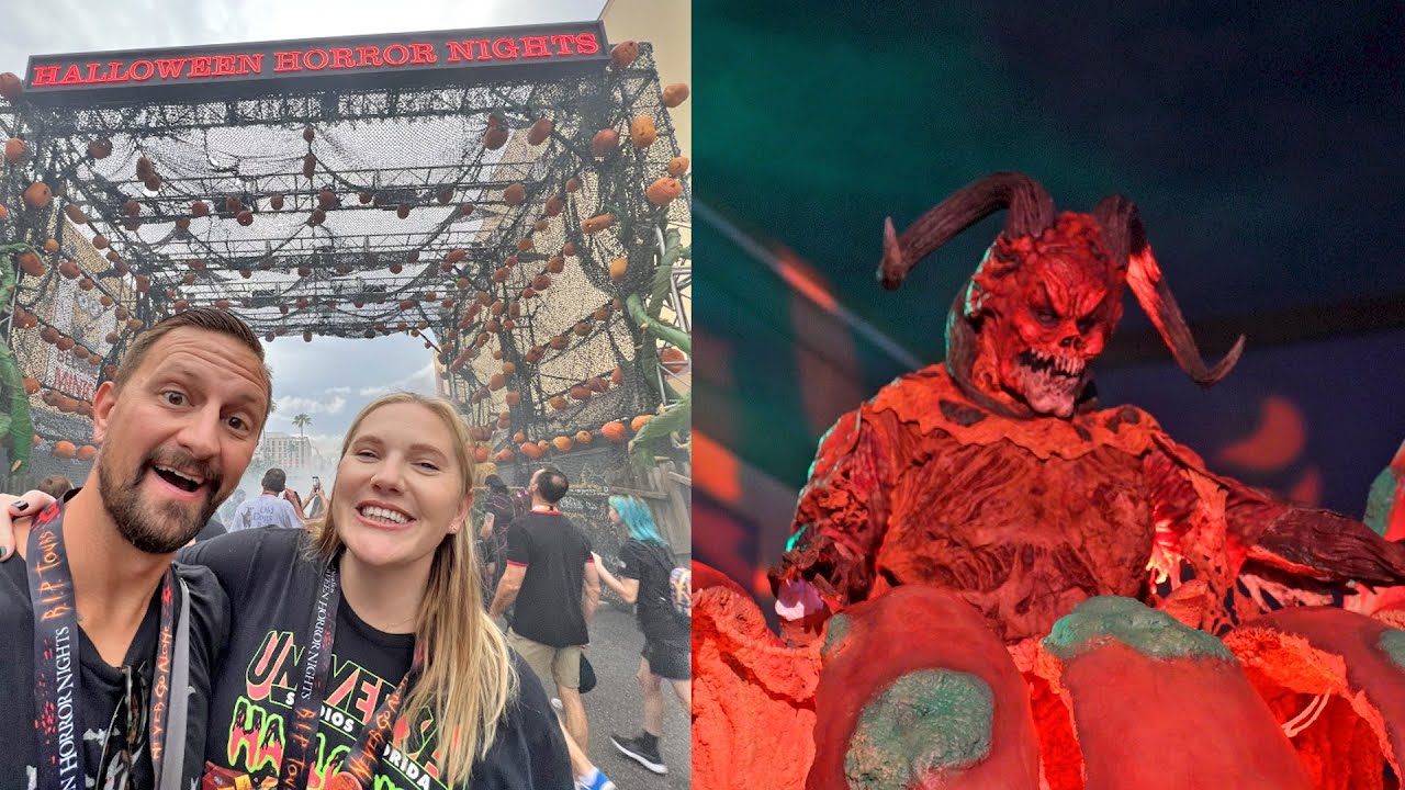 Halloween Horror Nights Opening Night 2022 RIP Tour! Reviewing All Houses & Scare Zones + More Fun!
