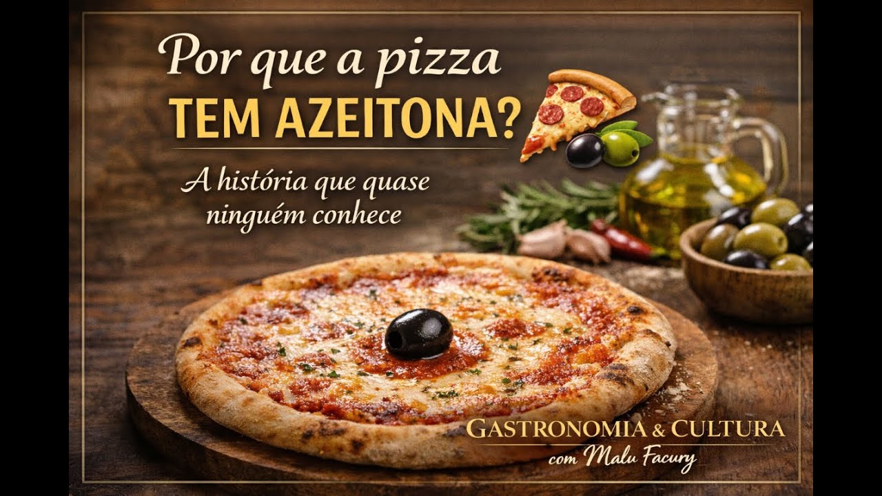 Por que a pizza tem azeitona? 🍕🫒 A história que quase ninguém conhece