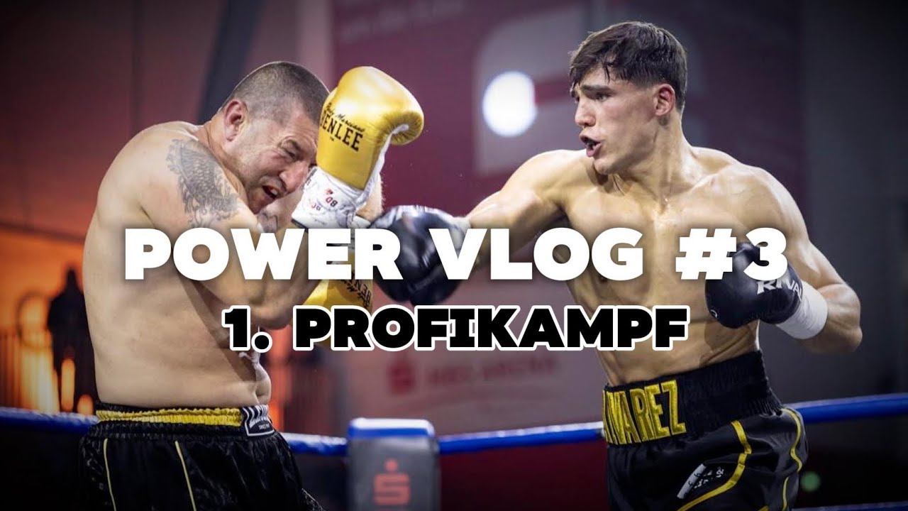 1/0/0 🥊💥 FIGHT VLOG #1 Mein erster Profi Kampf