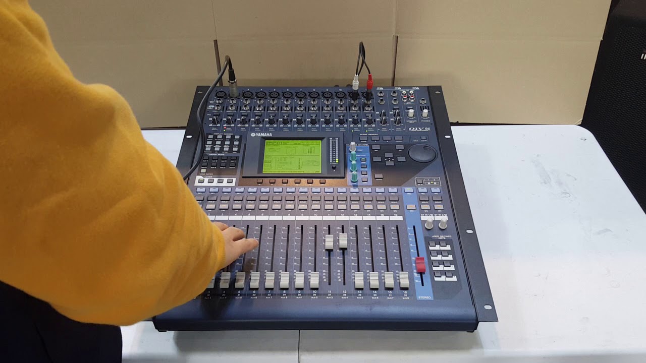 yamaha O1V96 야마하 믹서 작동 영상