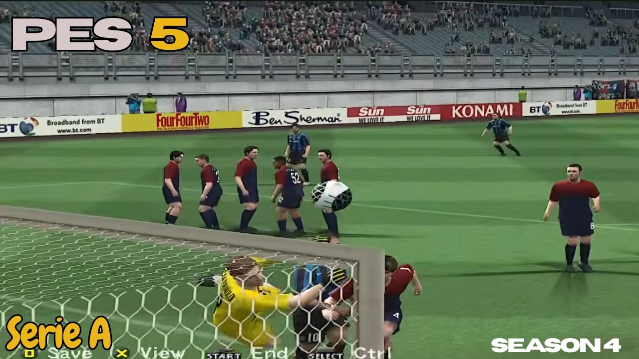 PES 5 PC 📍 S3ri3 A 🔥Liga Italiana 🔥Season 04/01 Inter( PRO EVOLUTION SOCCER 5 ) GAMEPLAY #gaming