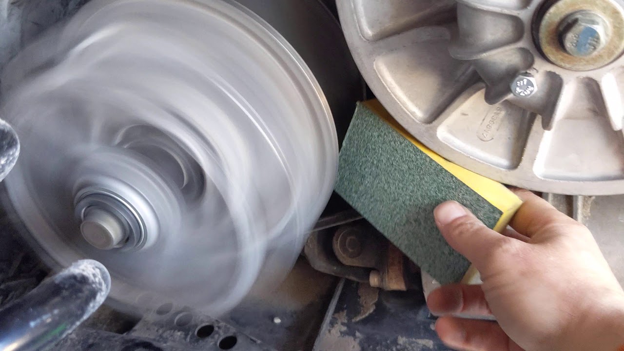 Polaris RZR or any SXS CVT budget clutch resurfacing belt slipping fix