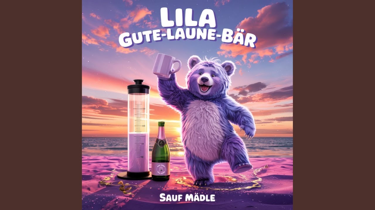 Lila Gute-Laune-Bär