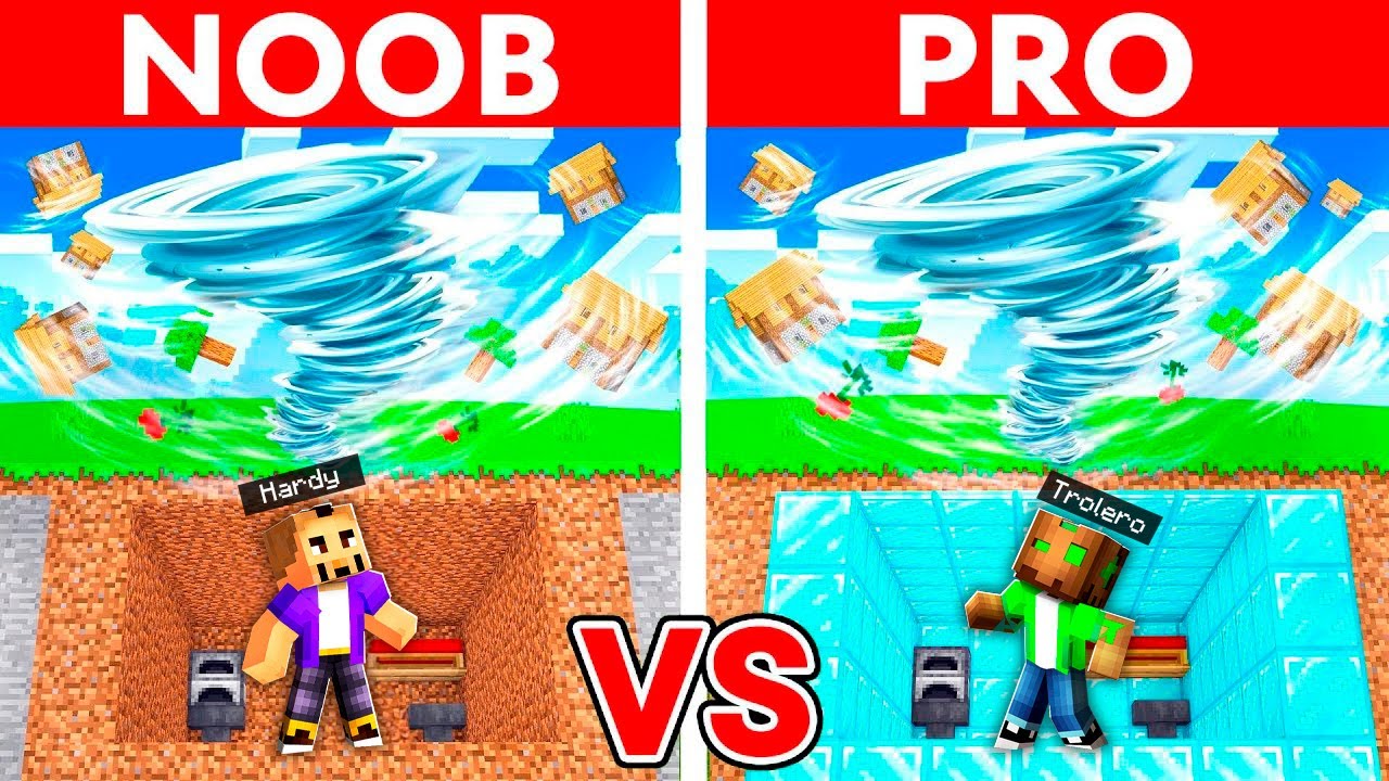 TORNADOS vs El BUNKER más SEGURO de MINECRAFT!