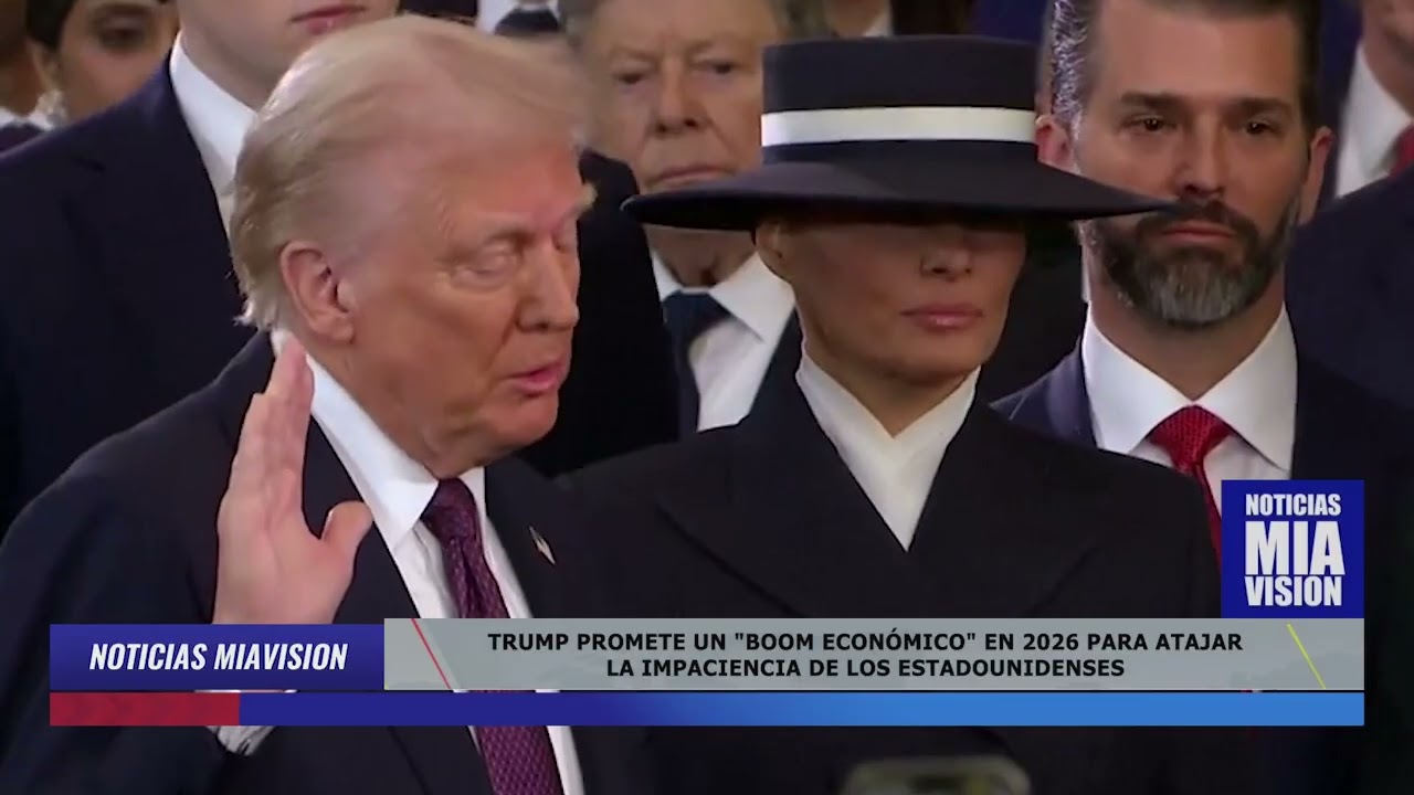 TRUMP PROMETE UN ;BOOM ECONÓMICO EN 2026 PARAATAJAR LA IMPACIENCIA DE LOS ESTADOUNIDENSES