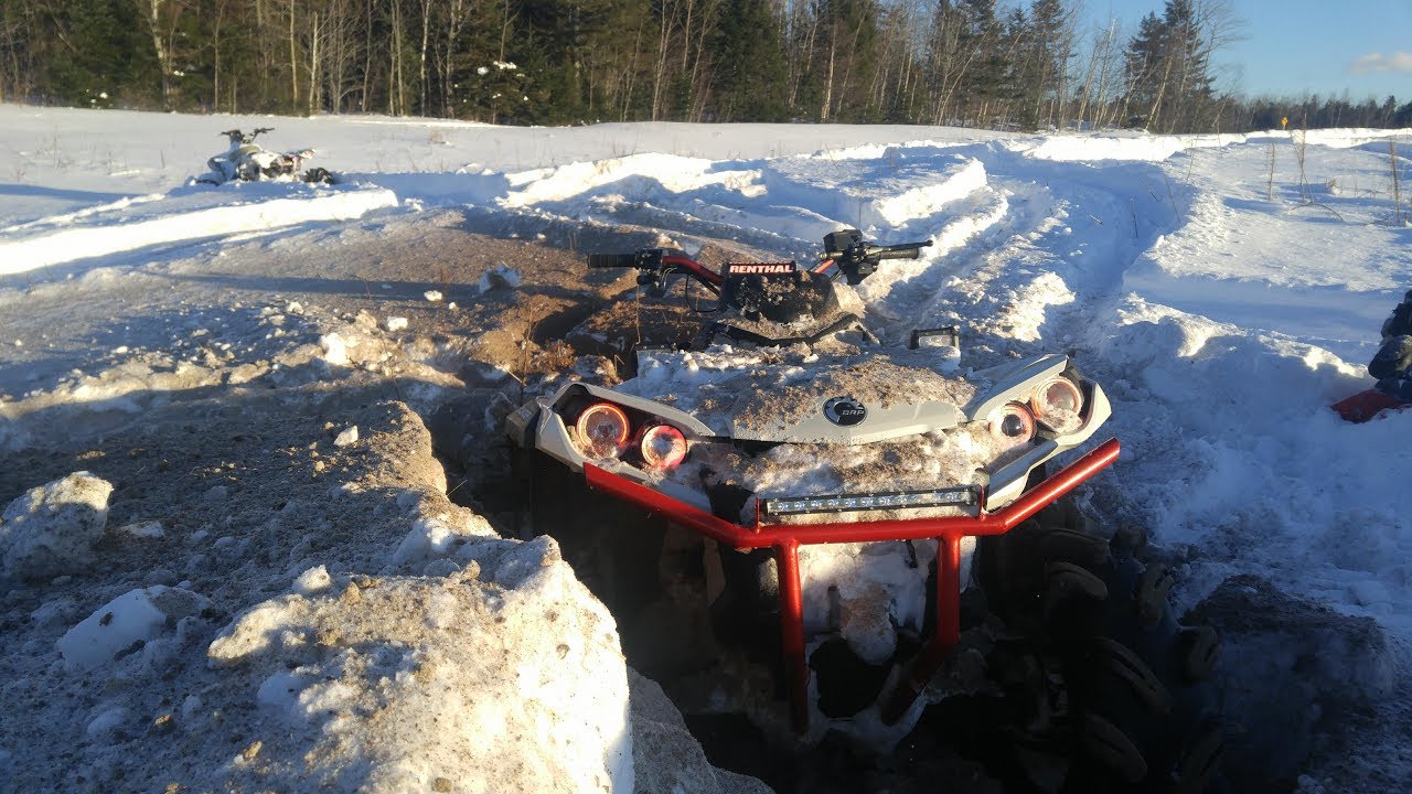 Fresh snow powder - Can am full throttle - DizeFilms (Rawfootage)