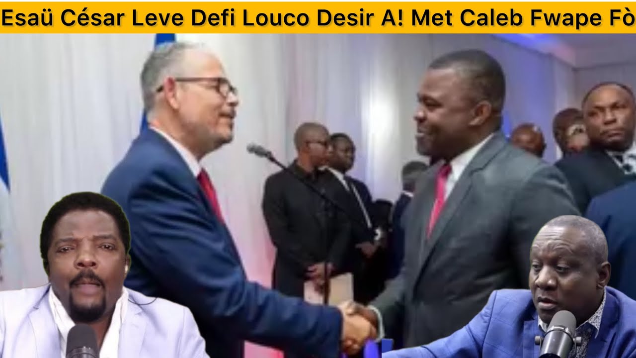 Flash: Esaüe Leve Defi Louco Desir A,Bagay La Konplike Nan Maten Deba -Mèt Caleb Fwape Fò 