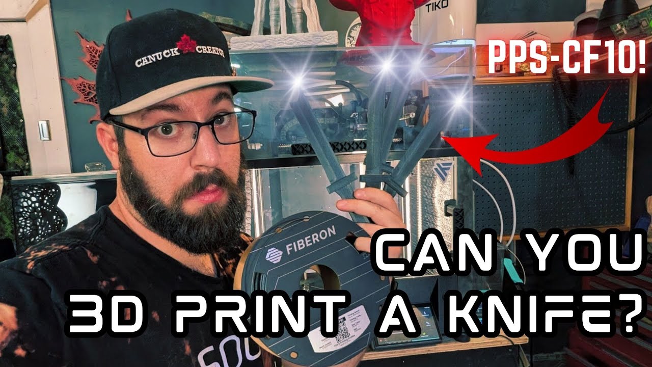 Jak ostry potrafisz drukować w 3D? Testuję filament PPS-CF10! #druk3d