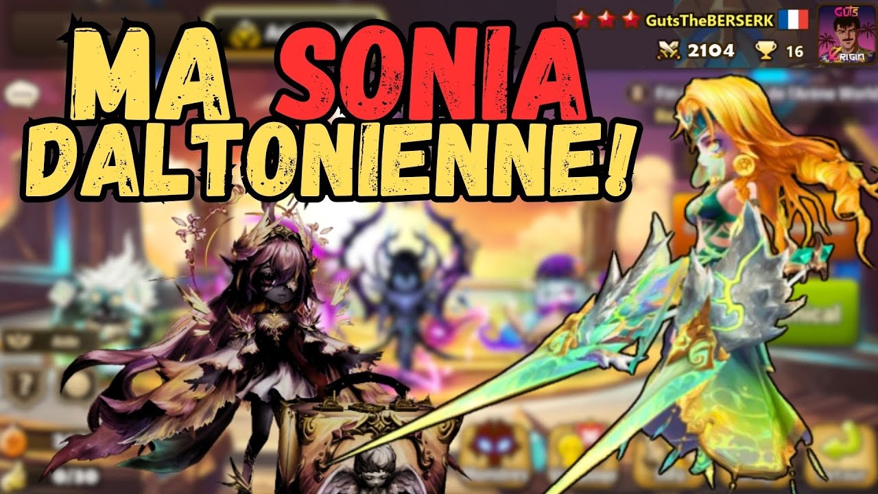Ma Sonia ne comprend pas le concept d'élément ! SUMMONERS WAR