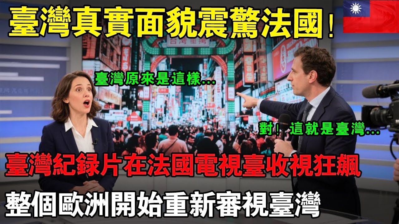 臺灣真面目震驚法國！法國記者親歷一周直播爆紅，電視臺收視狂飆！原來臺灣這麼猛，全歐洲開始重新定義台灣印象！#taiwan #兩岸 #台湾 #台灣 #台灣新聞