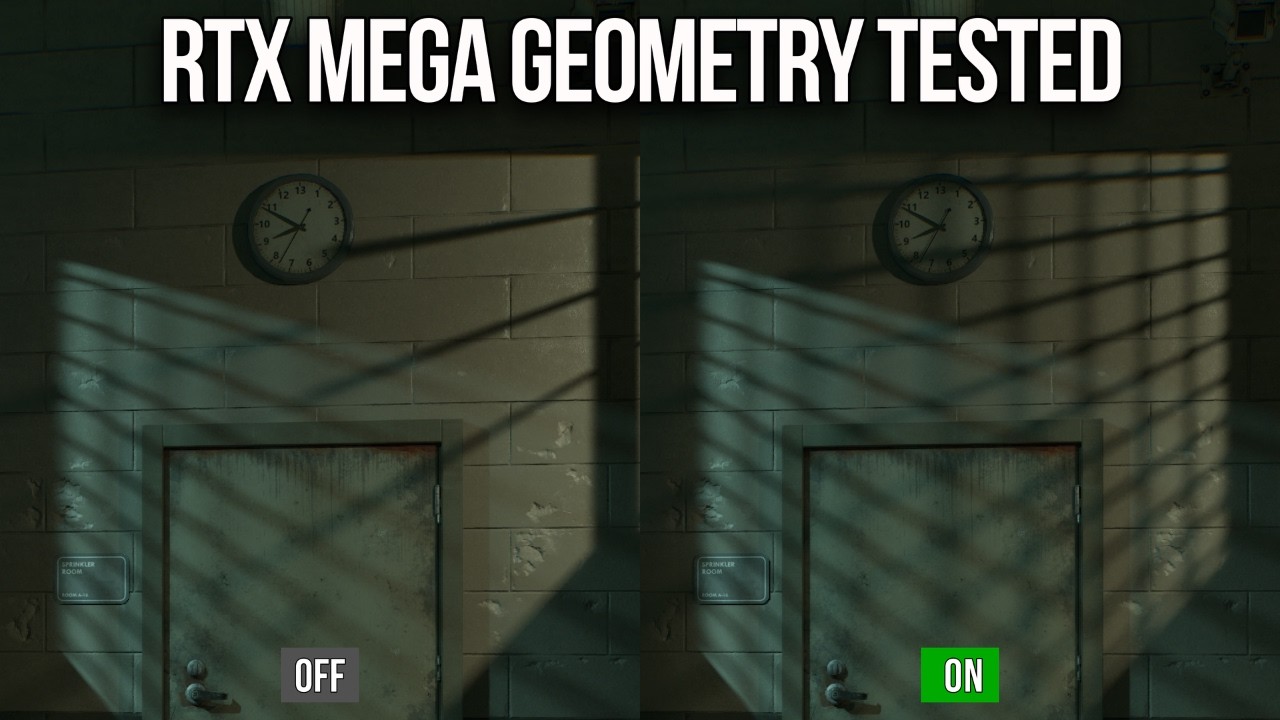 Gears of War: E-Day - RTX Mega Geometry Off vs On Comparison