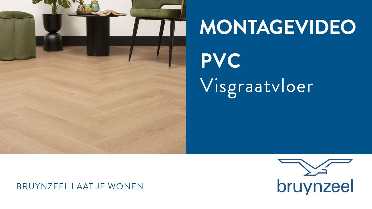 Bruynzeel PVC visgraatvloer leggen