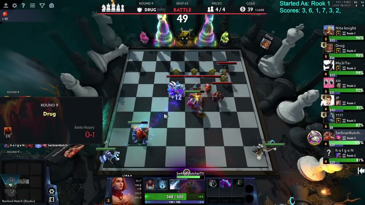 6 Mages Reroll Build! Dota Auto Chess Season 40!
