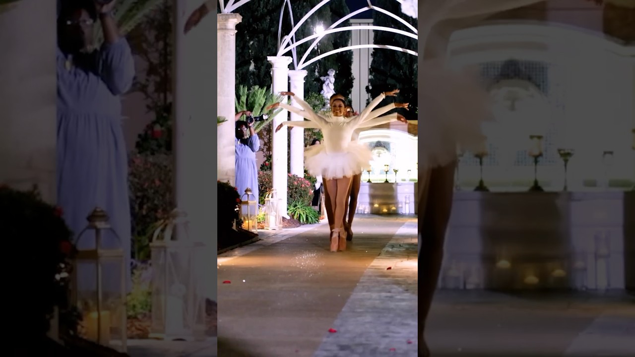 Ballerinas Before the Bride Entrance Is Just Magical 